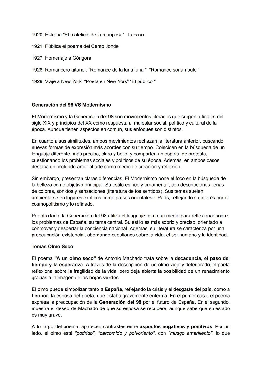 LITERATURA S.XX
Generación del 98 y Modernismo: Antonio Machado (lírica)
Generación del 27: Federico Garcia Lorca (teatro) y Josefina de l