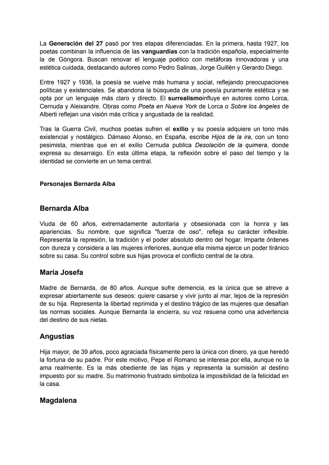 LITERATURA S.XX
Generación del 98 y Modernismo: Antonio Machado (lírica)
Generación del 27: Federico Garcia Lorca (teatro) y Josefina de l