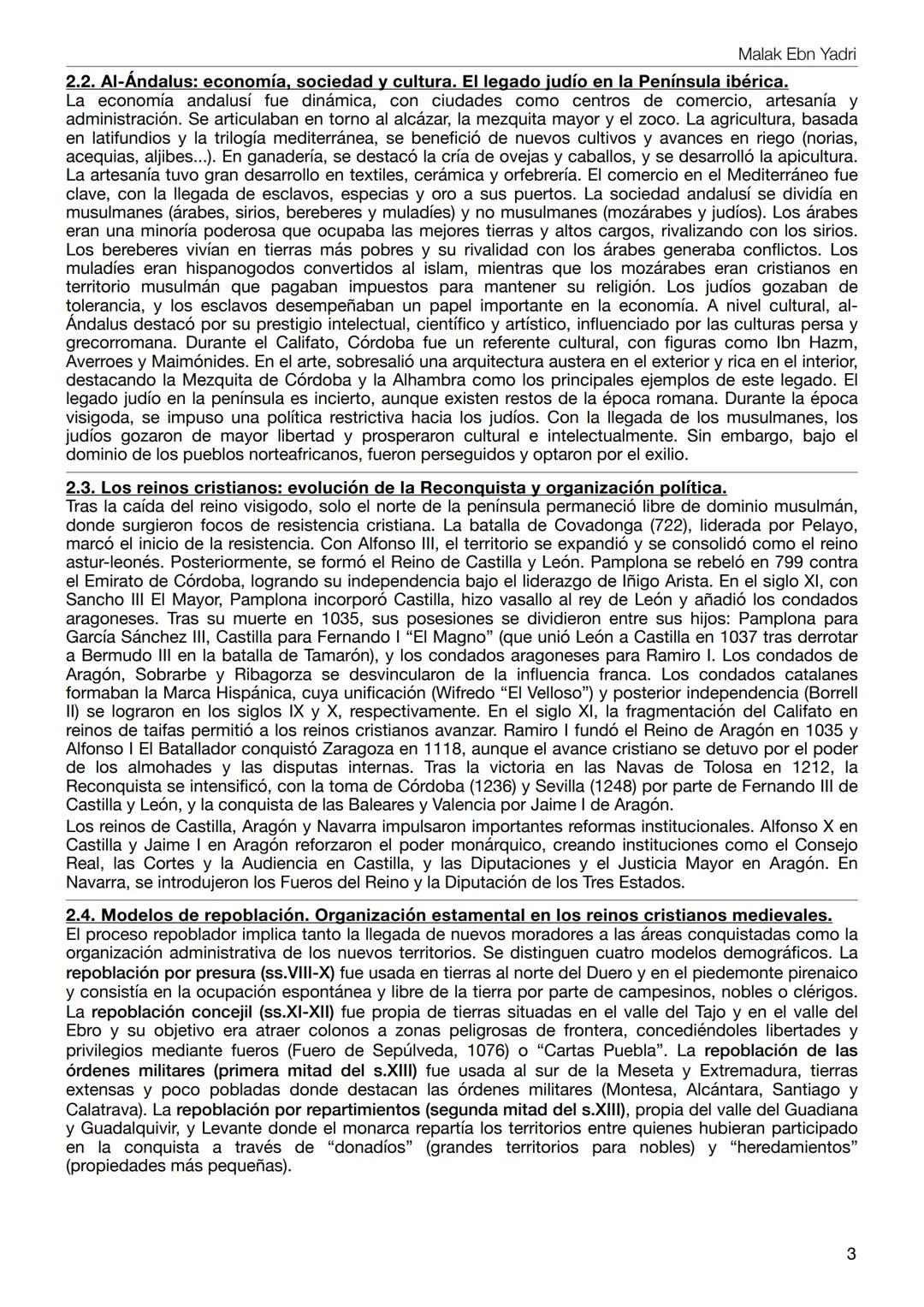 A. De la Prehistoria al reinado de los primeros Borbones.
Tema 1. La Prehistoria y la Edad Antigua en la Península Ibérica.
Malak Ebn Yadri