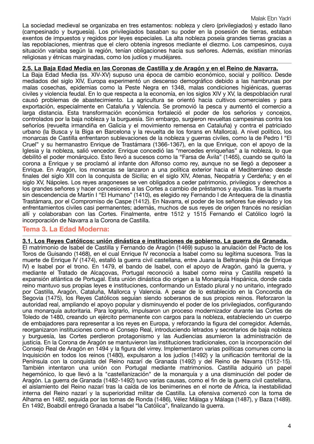 A. De la Prehistoria al reinado de los primeros Borbones.
Tema 1. La Prehistoria y la Edad Antigua en la Península Ibérica.
Malak Ebn Yadri