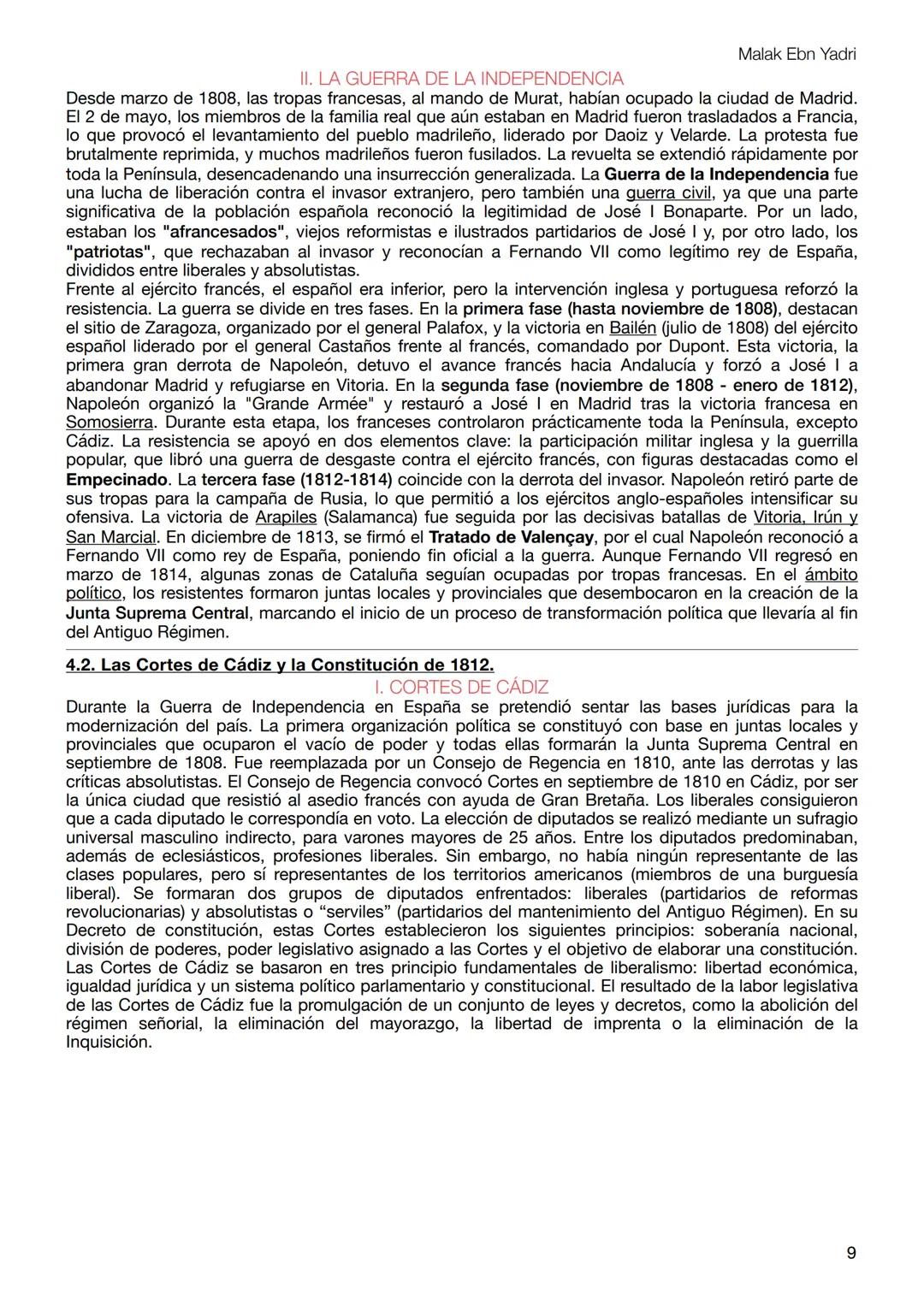 A. De la Prehistoria al reinado de los primeros Borbones.
Tema 1. La Prehistoria y la Edad Antigua en la Península Ibérica.
Malak Ebn Yadri