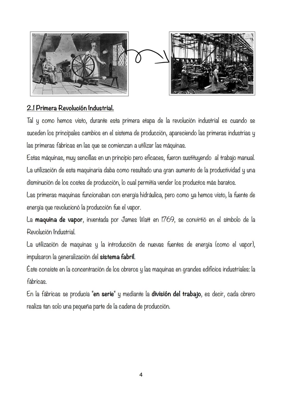 # LA REVOLUCIÓN INDUSTRIAL Y EL MOVIMIENTO OBRERO.
A mediados del siglo XVIII se inició en Gran Bretaña la Revolución Industrial, proceso q