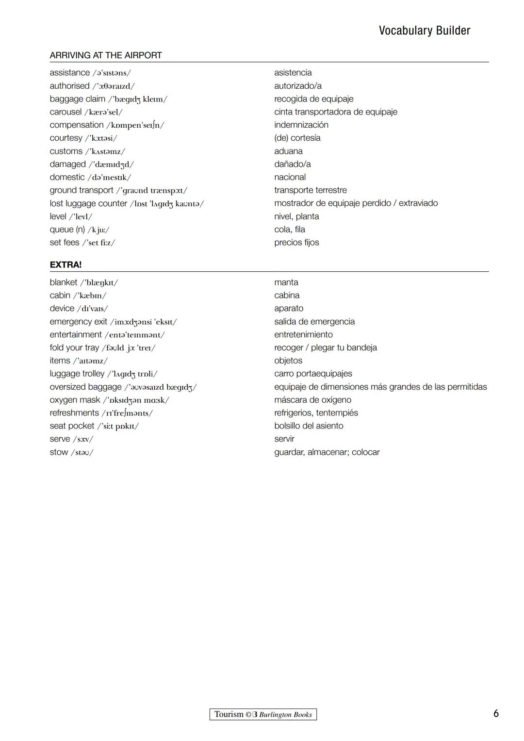 # 1 Vocabulary Builder
Learn the vocabulary you need. Write the words in your language.
> before page 4
ORDINAL NUMBERS
first /'fxst/
se