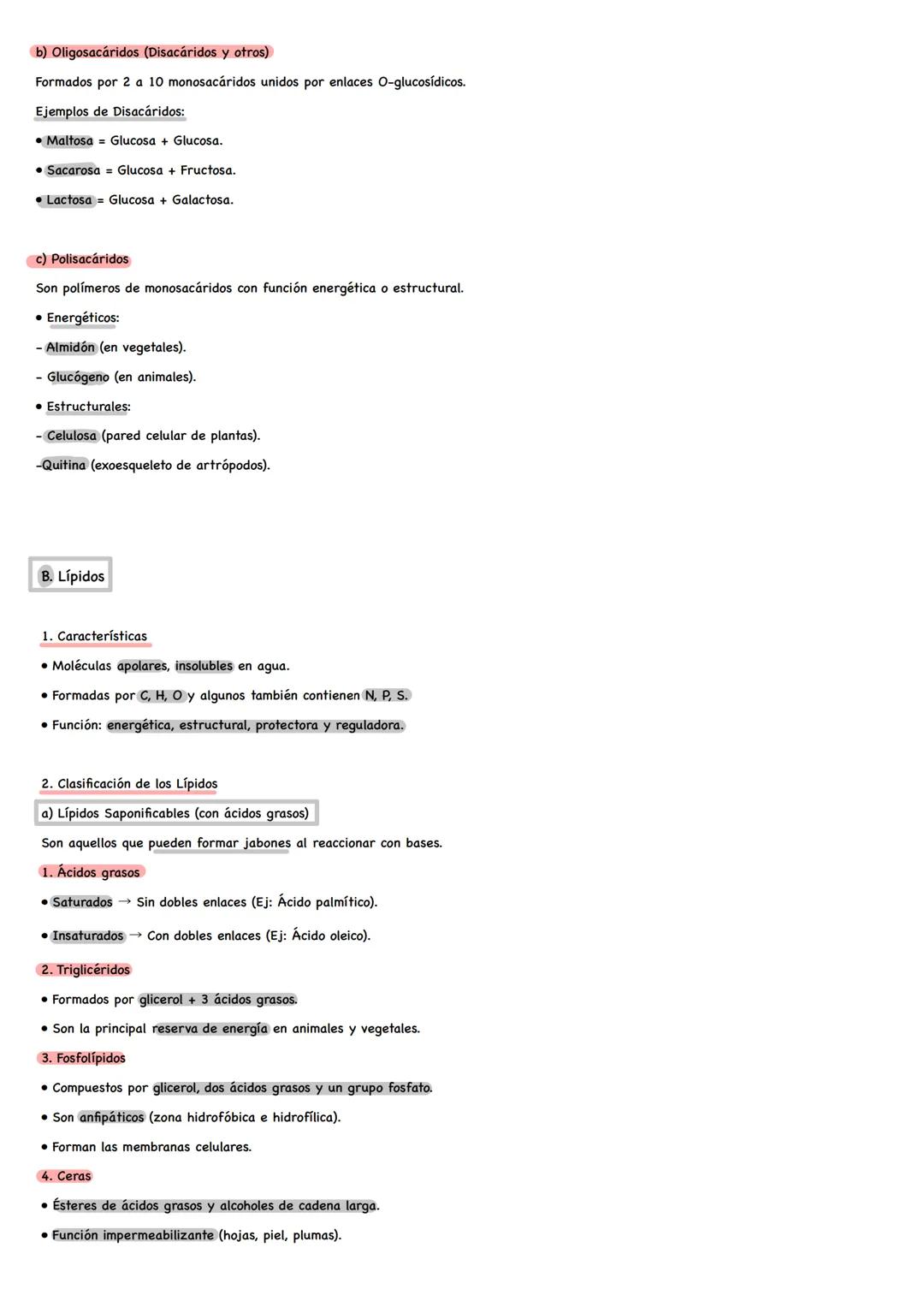 # Bioquímica
1. Seres vivos e inertes
Los seres vivos se diferencian de los seres inertes porque:
* Se nutren.
* Se relacionan con su