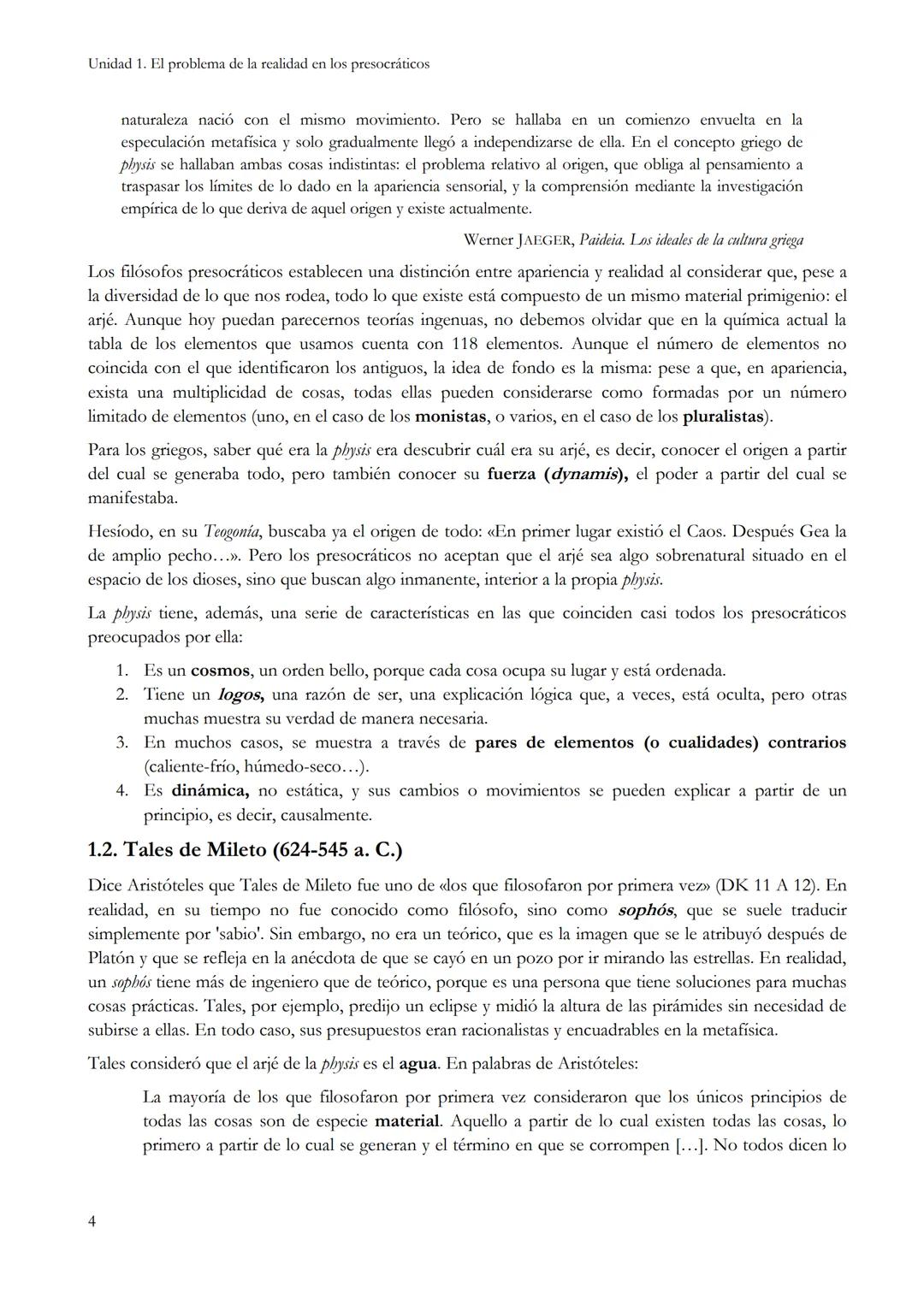 --- OCR Start ---
HISTORIA DE LA FILOSOFÍA
2.º DE BACHILLERATO
Unidad 1. EL PROBLEMA DE LA REALIDAD EN LOS
PRESOCRÁTICOS
Heraclitus.
CONTENI