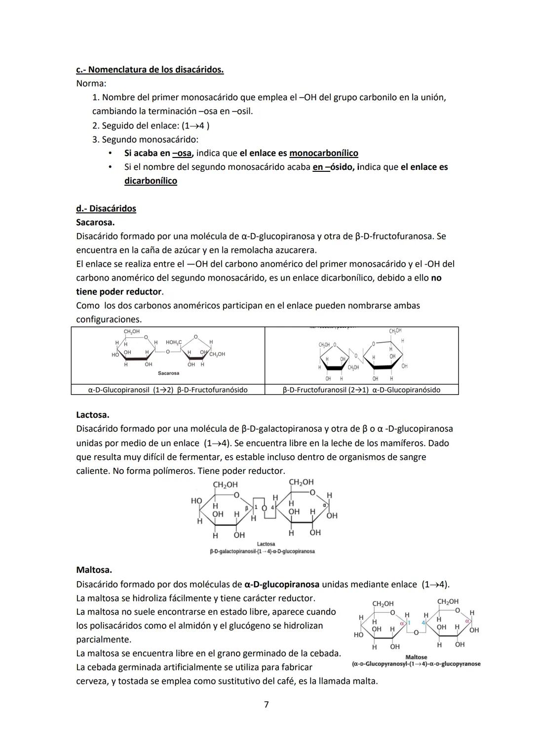 1.- CONCEPTO DE GLÚCIDO.
UNIDAD 2 - GLÚCIDOS
Los glúcidos son biomoléculas formadas por C, Hy O en una proporción CnH2nOn
Se les llaman tamb