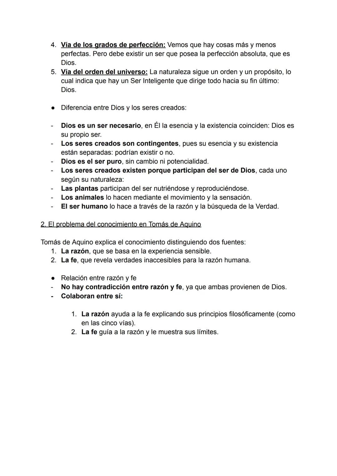 Apuntes filo - Tomás de Aquino
1. El problema de Dios en Tomás de Aquino
El pensamiento de Tomás de Aquino está centrado en la búsqueda de l