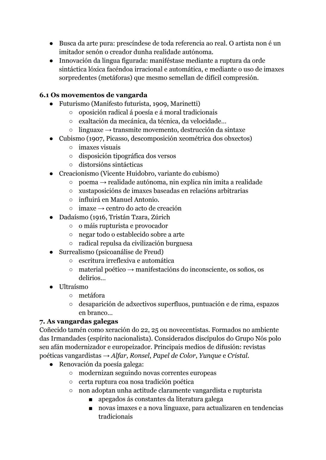 # PRIMEIRO TERZO DO SÉCULO XX
Pequeno contexto de todo o século
Caracterizado por incremento do proceso desaleguizador dos séculos precede
