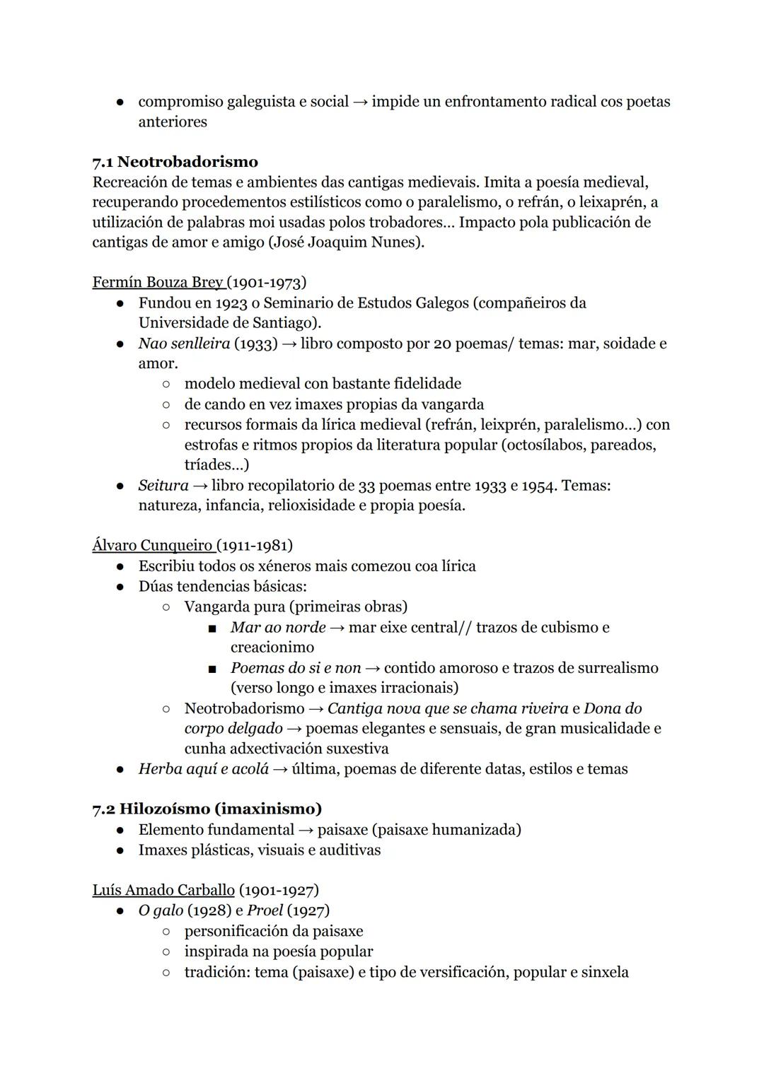 # PRIMEIRO TERZO DO SÉCULO XX
Pequeno contexto de todo o século
Caracterizado por incremento do proceso desaleguizador dos séculos precede