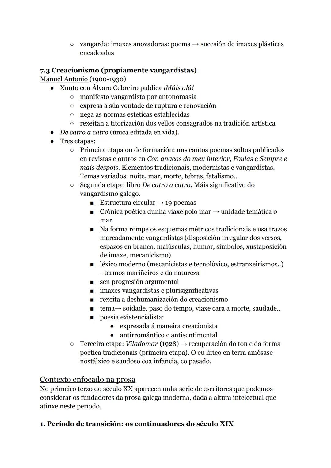 # PRIMEIRO TERZO DO SÉCULO XX
Pequeno contexto de todo o século
Caracterizado por incremento do proceso desaleguizador dos séculos precede