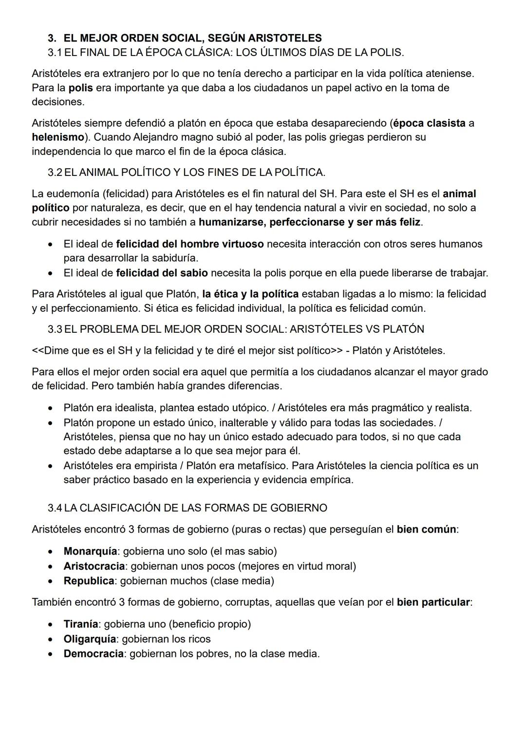 # TEMA 5. EL DEBATE POLÍTICO. LAS PROPUESTAS PLATÓNICA Y ARISTOTÉLICA SOBRE EL MEJOR ORDEN SOCIAL.
1. LOS INICIOS DE LA FILOSOFÍA POLÍTICA: