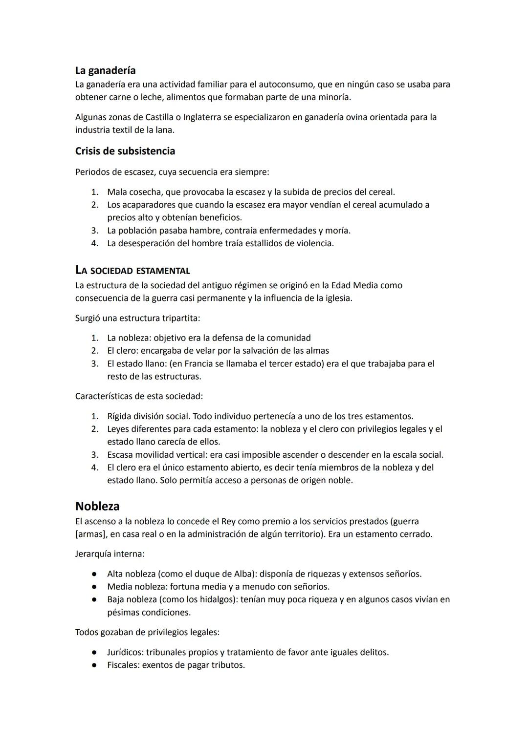 # EL ANTIGUO RÉGIMEN EUROPEO
En el siglo XVI al XVIII. Características:
- Economía de base agrícola y bajos rendimientos, se limitaba al c