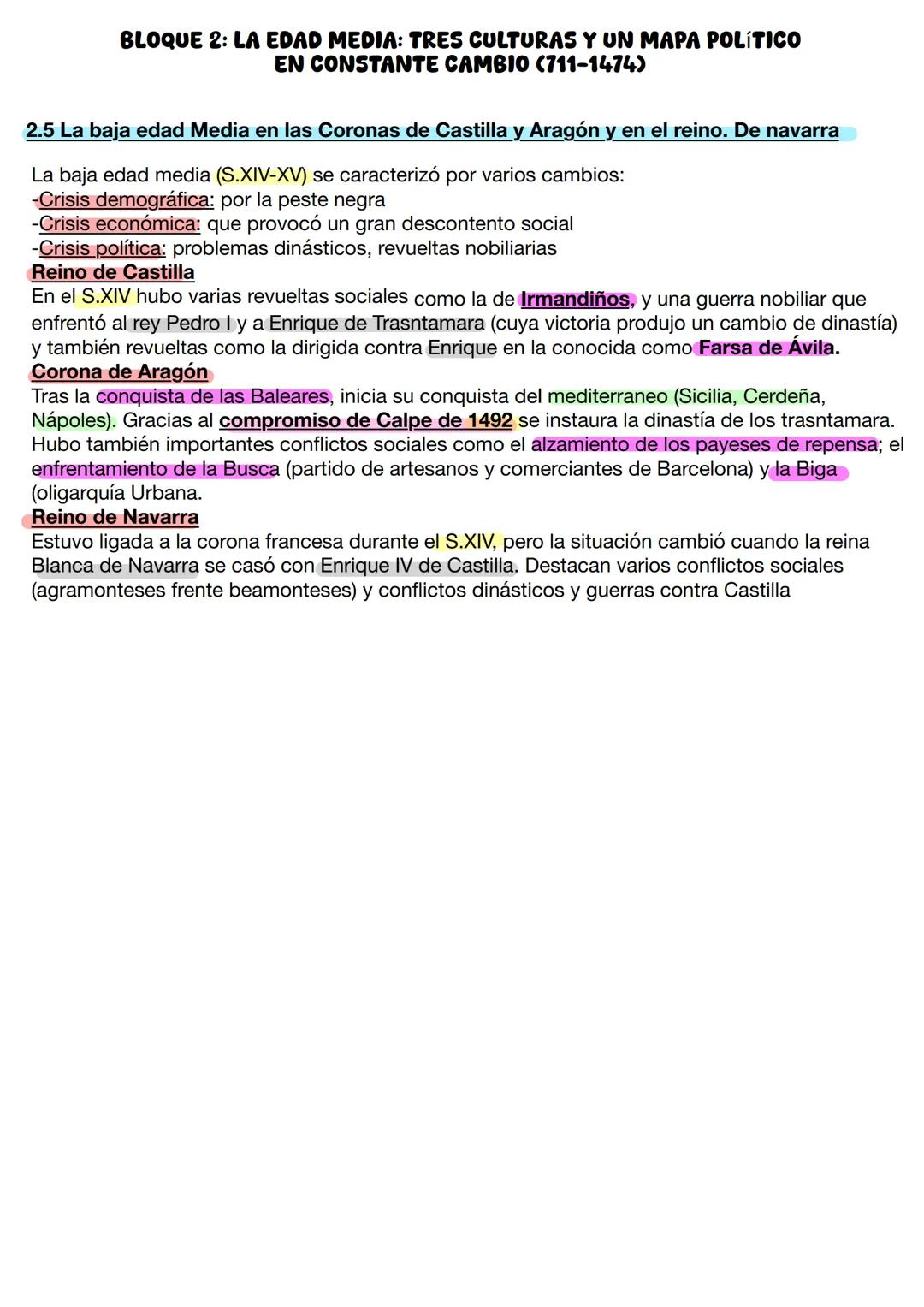 # BLOQUE 2: LA EDAD MEDIA: TRES CULTURAS Y UN MAPA POLÍTICO
EN CONSTANTE CAMBIO (711-1474)
2.1 Al-Andalus: Evolución política
Gracias al a