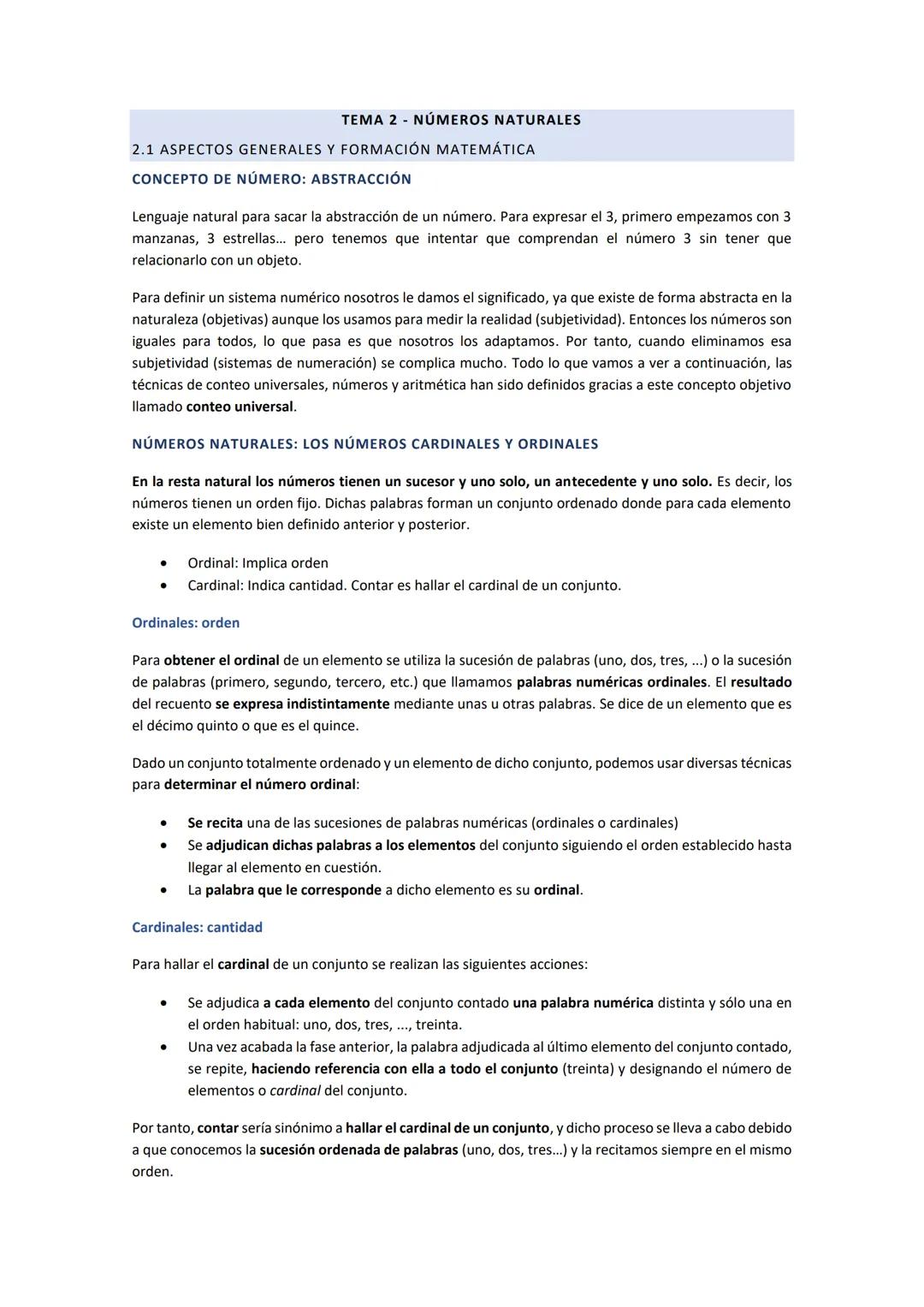 --- OCR Start ---
MATEMÁTICAS Y SU DIDÁCTICA
TEMA 1
1.1 INTRODUCCIÓN DE LOS ASPECTOS GENERALES DE LA FORMACIÓN MATEMÁTICA
PENSAMIENTO MATEMÁ