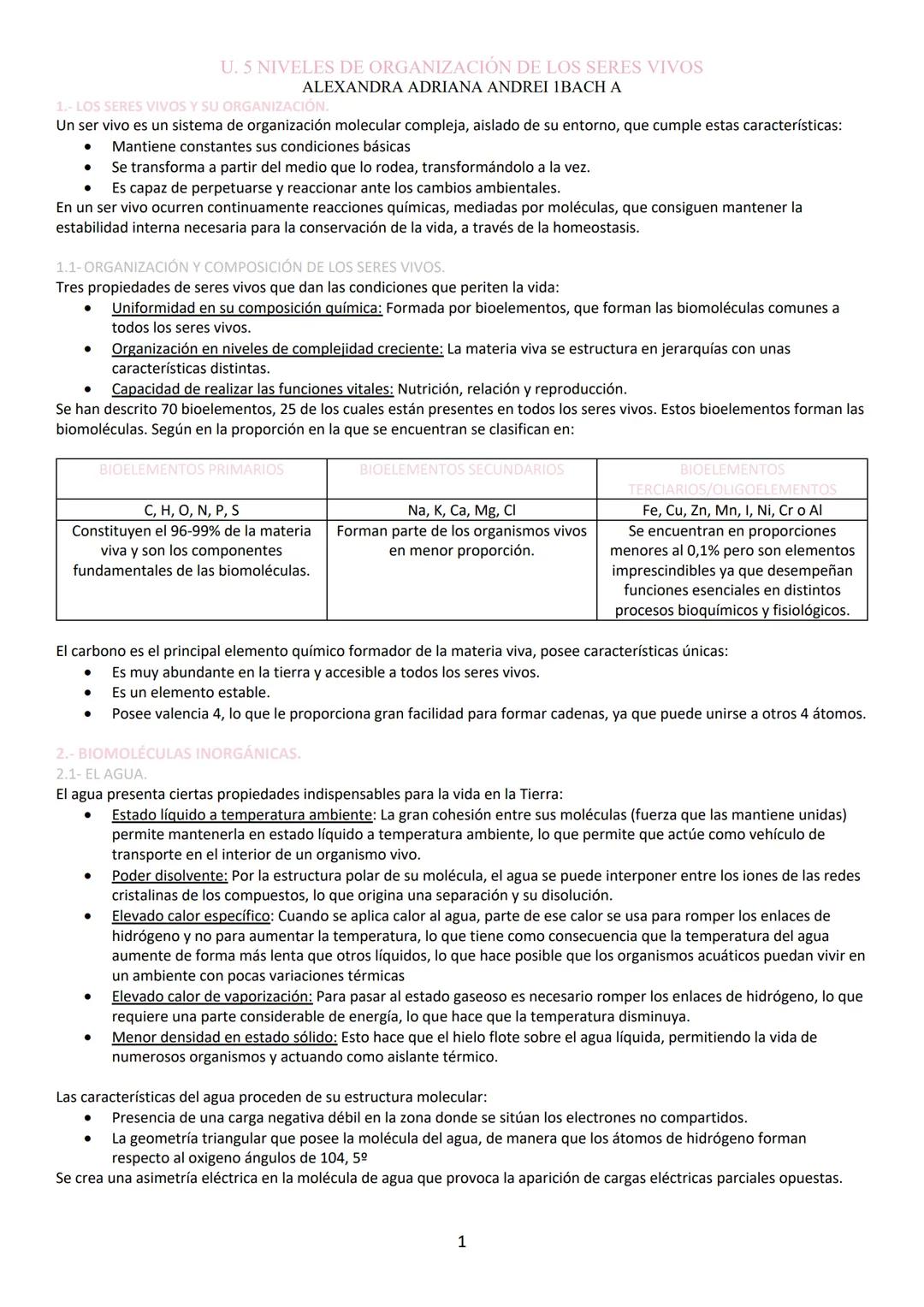 A pesar de ser eléctricamente neutra, la molécula de agua tiene carácter dipolar lo que favorece la interacción entre
moléculas de agua form