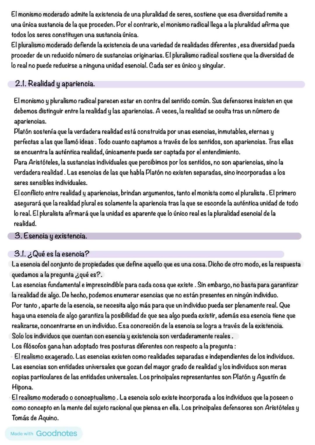 # Metafísica
I.La realidad.
La realidad es todo cuanto hay. Esta afirmación, parece contundente e inapelable, pero necesita de
algunas pre