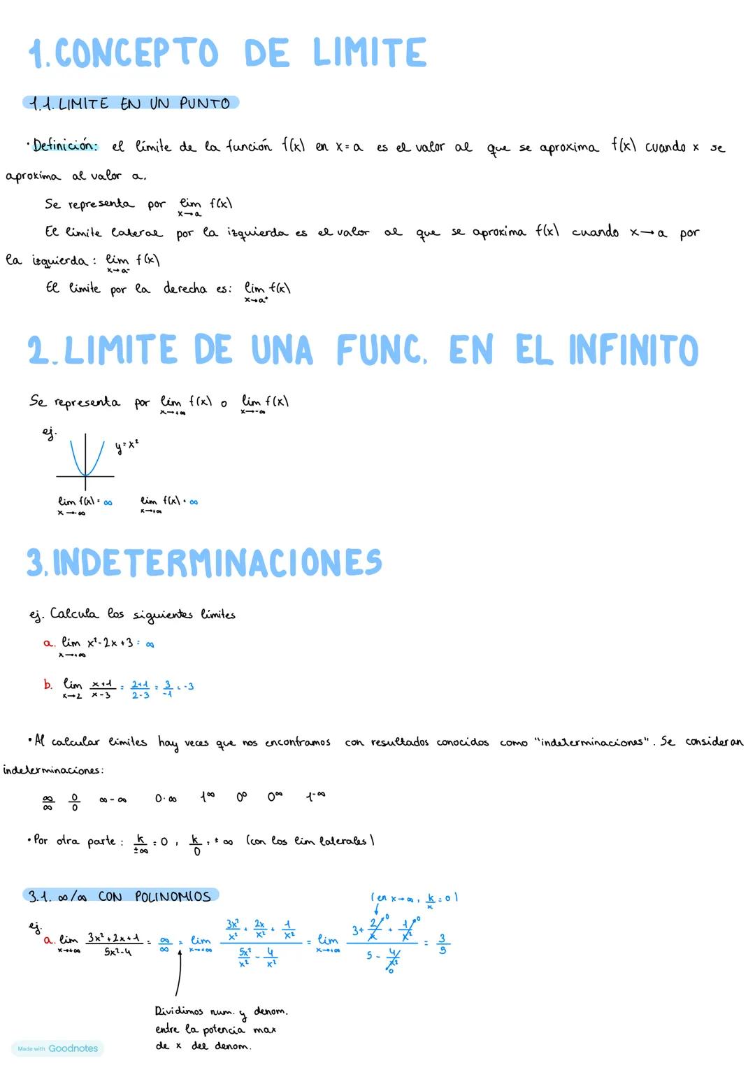 Limites y continuidad