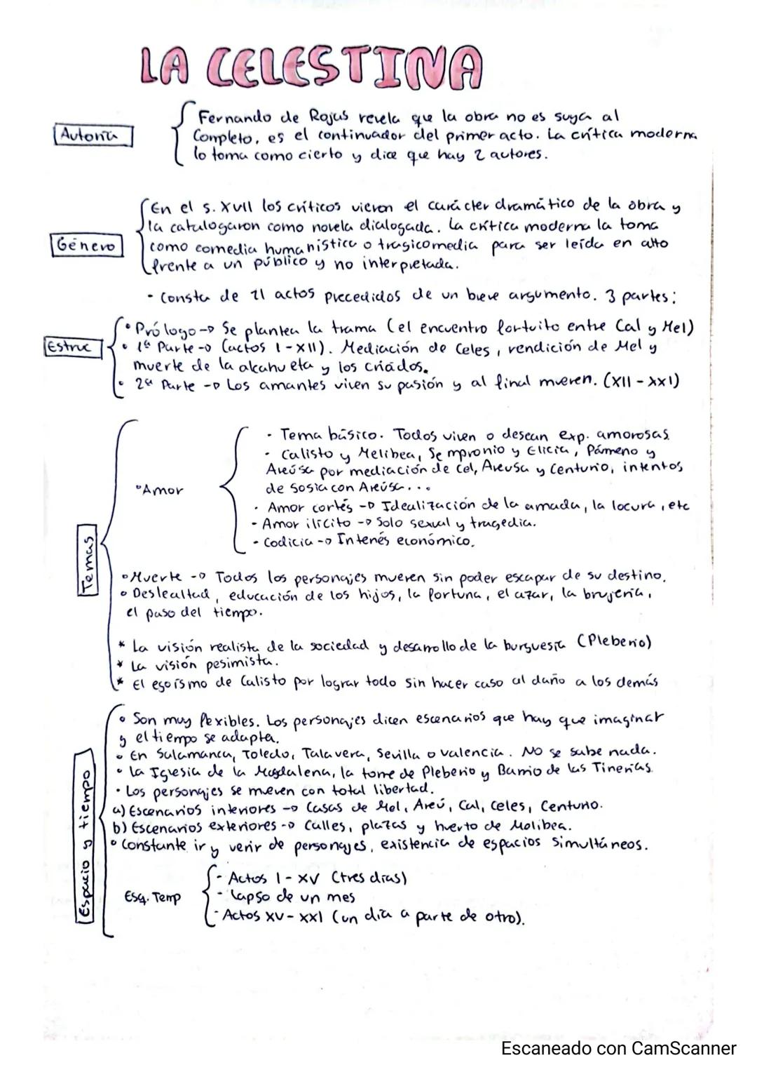 # LA CELESTINA
{Fernando de Rojas revela que la obra no es suya al
Completo, es el continuador del primer acto. La crítica moderna
lo toma