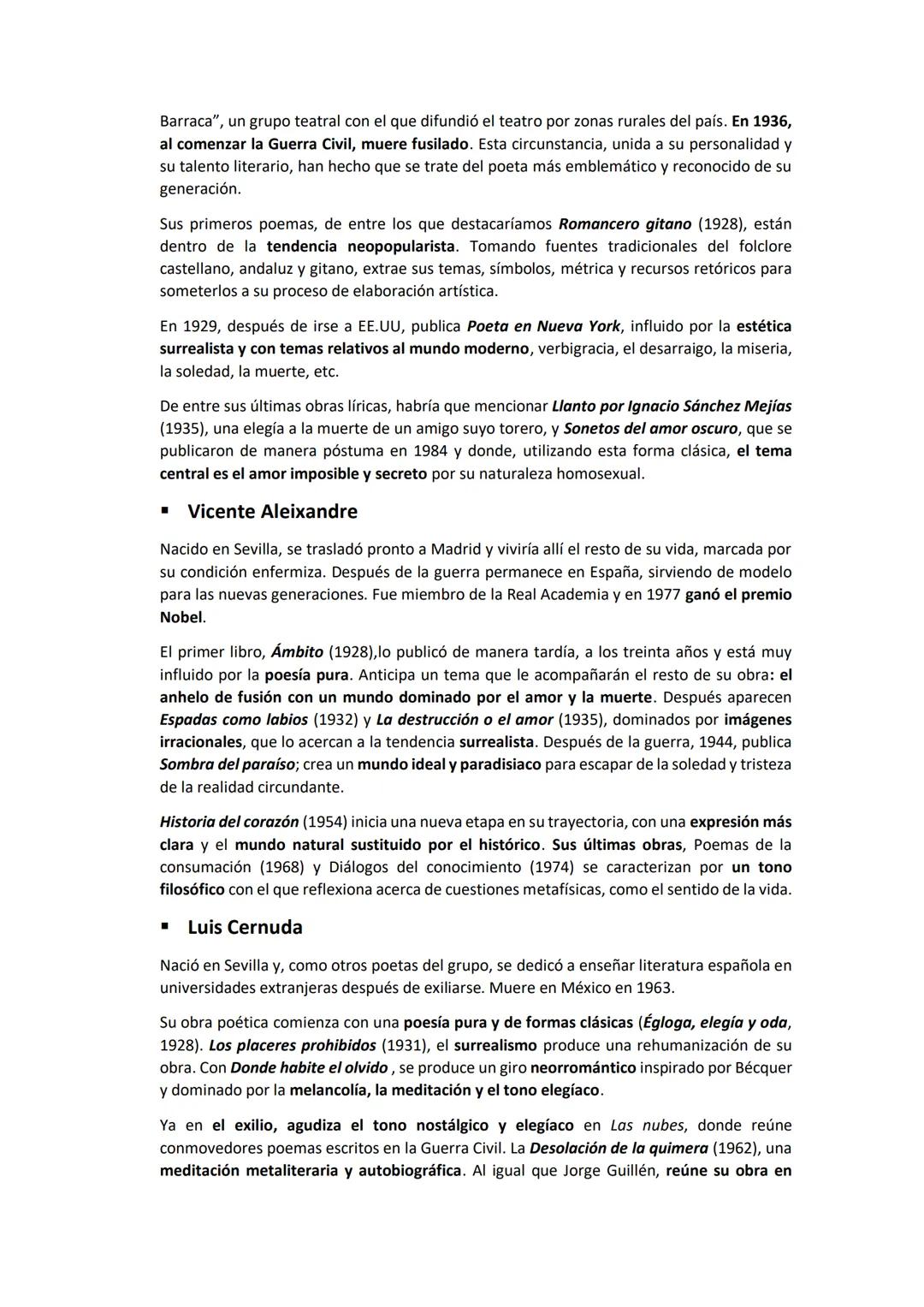 # GENERACIÓN DEL 27:
# TEMA 5: LA
# CARACATERÍSTICAS Y TRAYECTORIA POÉTICA DE
# LOS POETAS DEL 27. EL TEATRO LORQUIANO.
## 5.1 Contextualiz