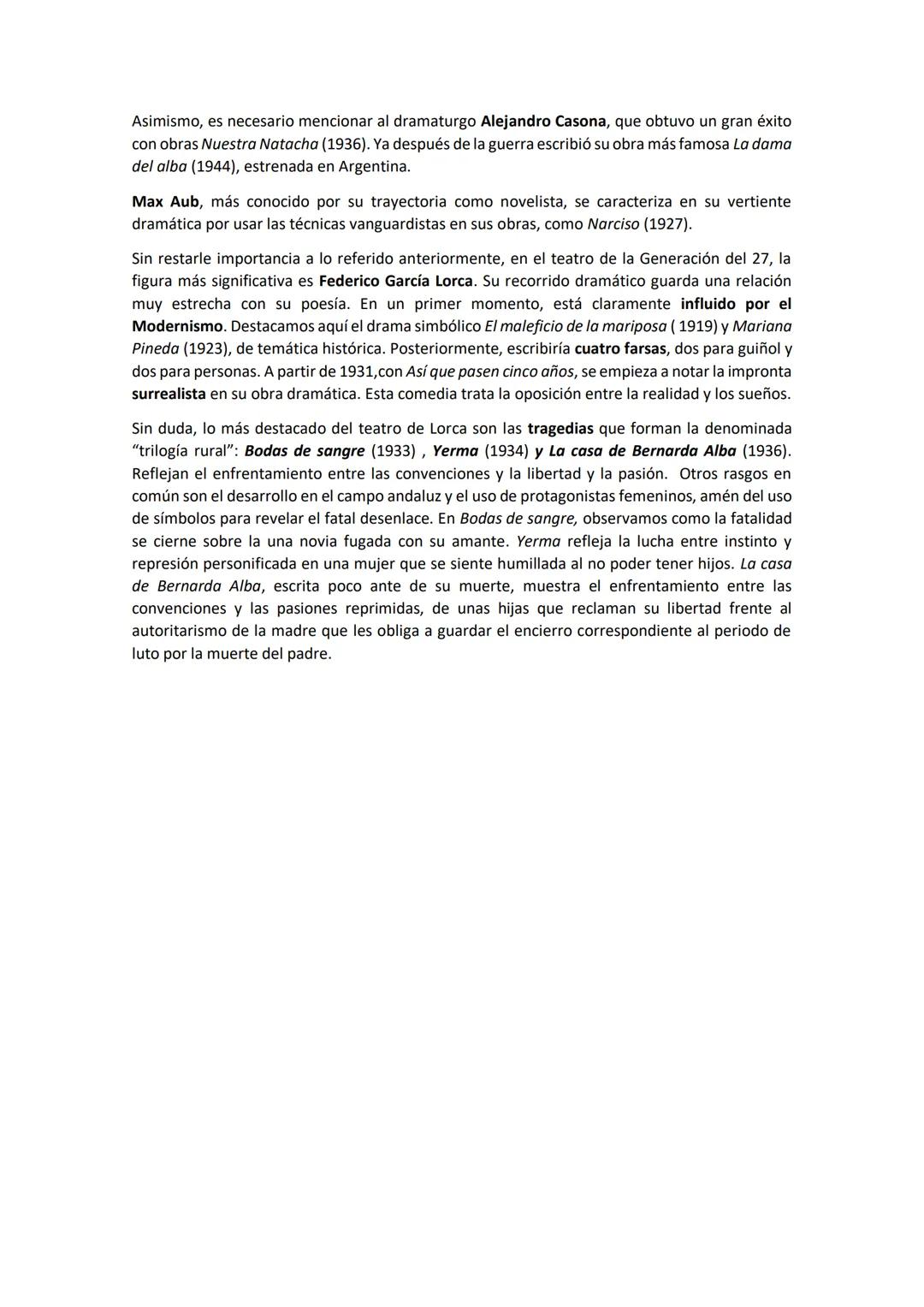 # GENERACIÓN DEL 27:
# TEMA 5: LA
# CARACATERÍSTICAS Y TRAYECTORIA POÉTICA DE
# LOS POETAS DEL 27. EL TEATRO LORQUIANO.
## 5.1 Contextualiz