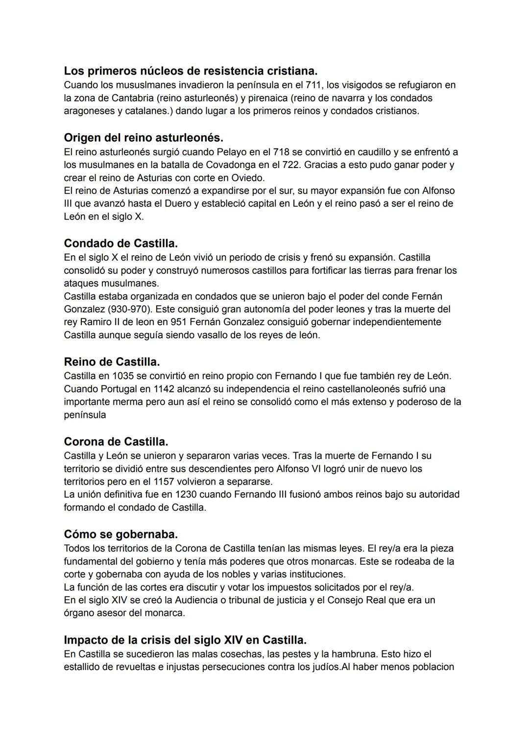 # Los primeros núcleos de resistencia cristiana.
Cuando los mususlmanes invadieron la península en el 711, los visigodos se refugiaron en
la