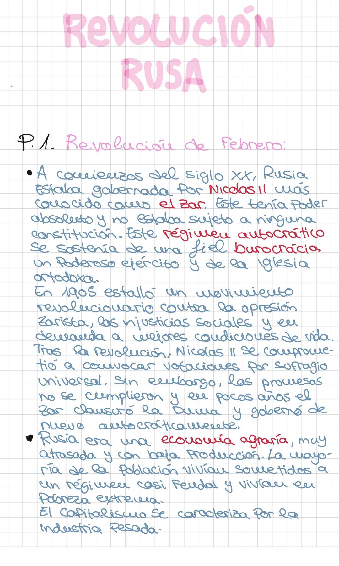 Revolución Rusa 4eso