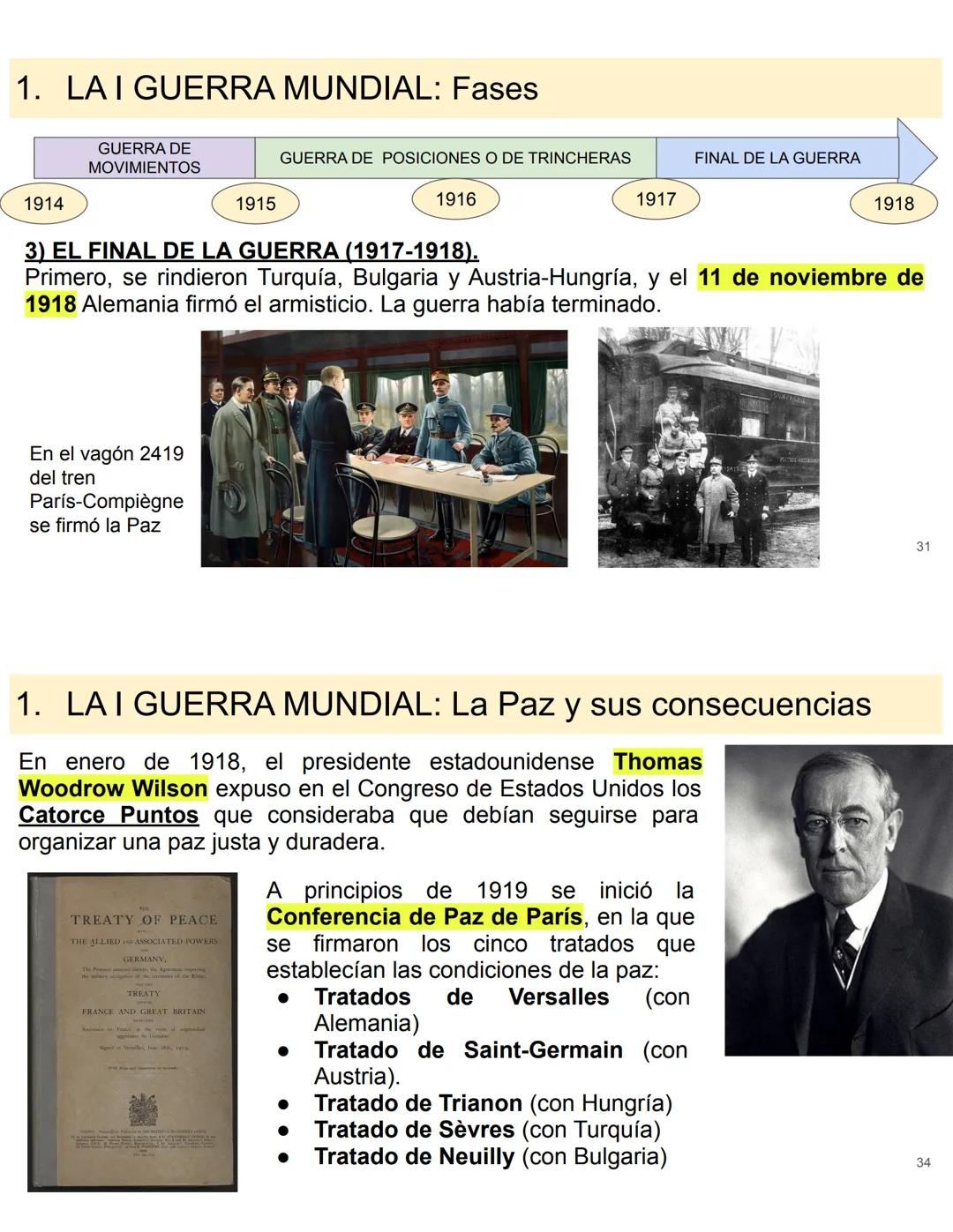TEMA 5: PRINCIPIO DEL SIGLO XX
I GUERRA MUNDIAL (1914-1918) Y LA
REVOLUCIONES RUSAS (1917-1921)
ÍNDICE
1. I GUERRA MUNDIAL 1914-1918
• EUROP