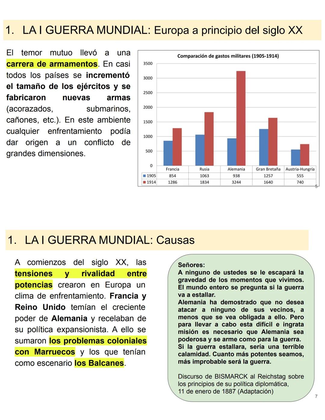 TEMA 5: PRINCIPIO DEL SIGLO XX
I GUERRA MUNDIAL (1914-1918) Y LA
REVOLUCIONES RUSAS (1917-1921)
ÍNDICE
1. I GUERRA MUNDIAL 1914-1918
• EUROP