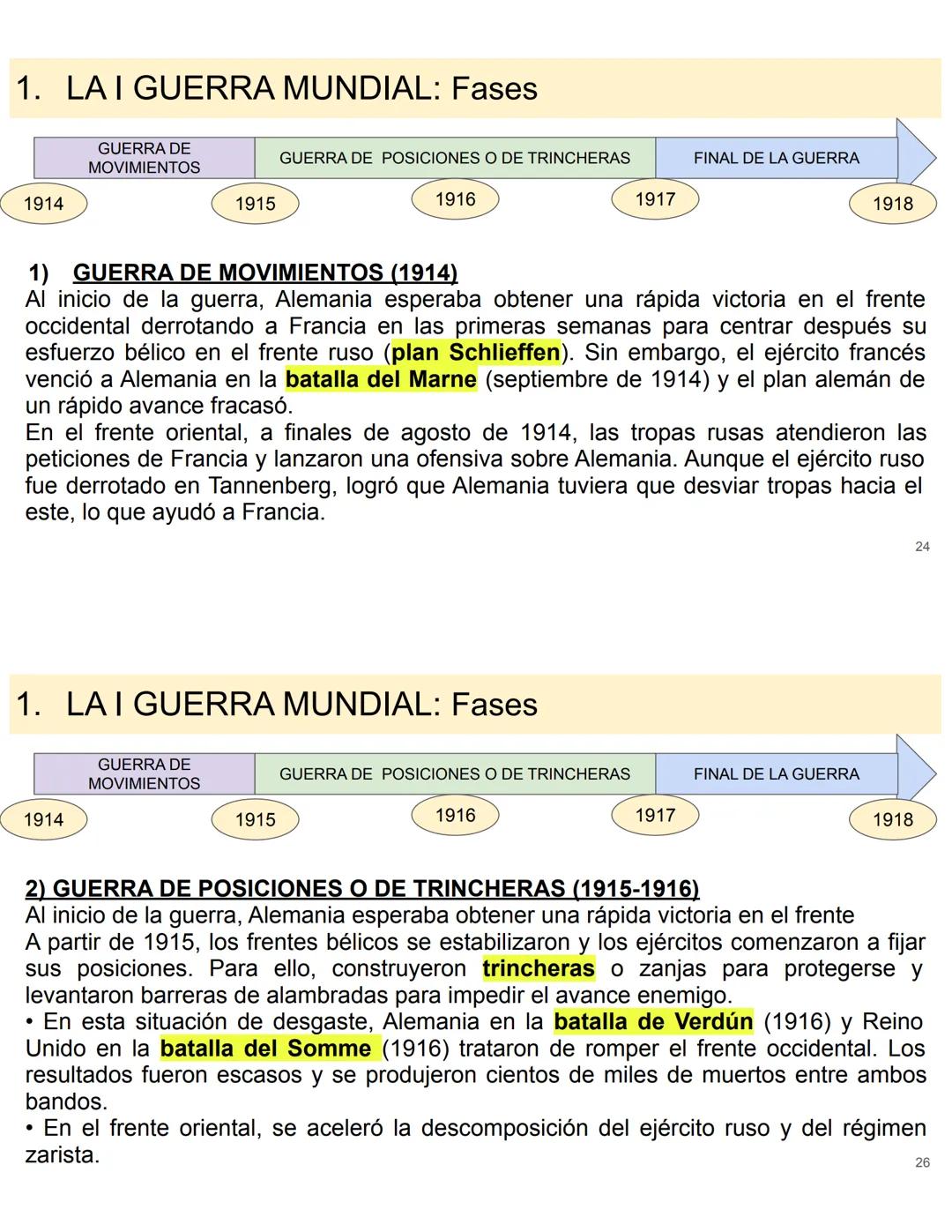 TEMA 5: PRINCIPIO DEL SIGLO XX
I GUERRA MUNDIAL (1914-1918) Y LA
REVOLUCIONES RUSAS (1917-1921)
ÍNDICE
1. I GUERRA MUNDIAL 1914-1918
• EUROP