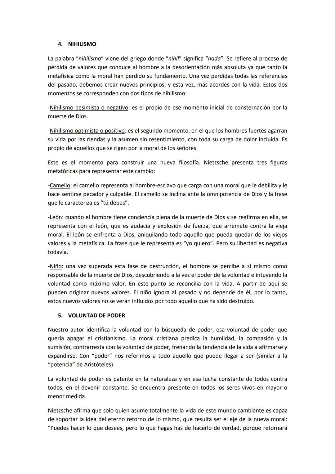 # NIETZSCHE
1. VITALISMO
Para este autor, encerramos la vida en conceptos porque la multiplicidad que nos muestra la
vida nos da miedo. Ni