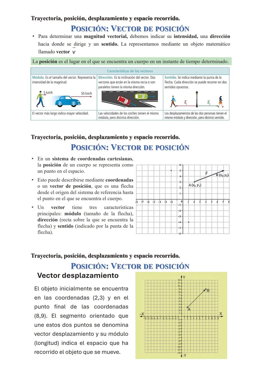 # Unidad 6. El Movimiento
Unidad 6. El Movimiento
1. Identificación de magnitudes que caracterizan un movimiento: posición, trayectoria,
d