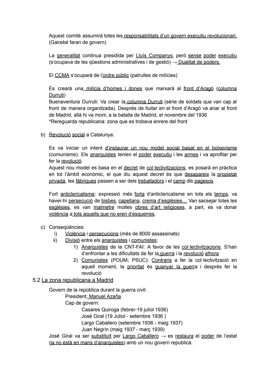 U4. GUERRA CIVIL
1. Per què va fracassar la república?
2. Inici de la guerra
3. Generals que es van revoltar
4. Primers moments de la guerra