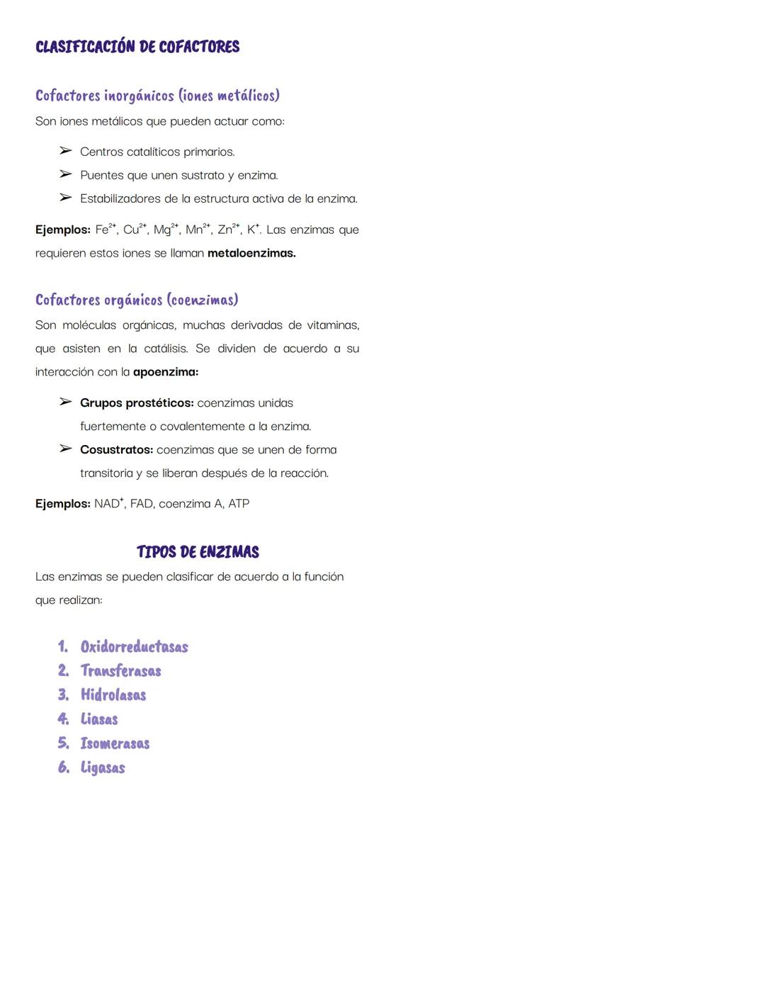 # ENZIMAS
¿Qué es una enzima?
Niveles de organización estructural
Las enzimas son catalizadores biológicos selectivos de
una eficiencia e