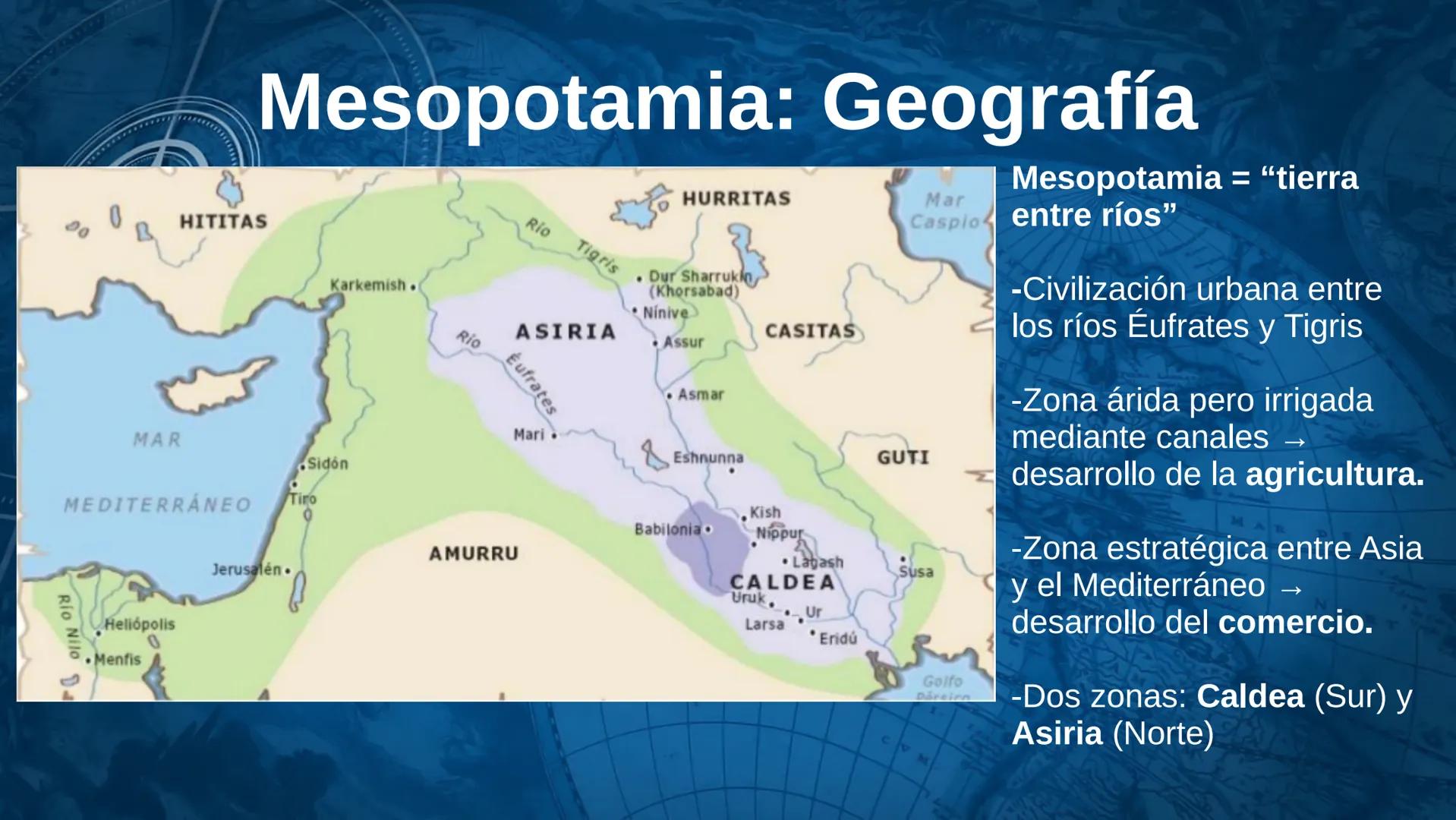 # LAS PRIMERAS
# CIVILIZACIONES URBANAS Rio Tigris
MESOPOTΑΜΙΑ
Rio Eufrates
12002
30°
40°
MAR NEGRO
MAR
CASPIO
Rio Nilo
MAR
ROJO
MAR MEDITE