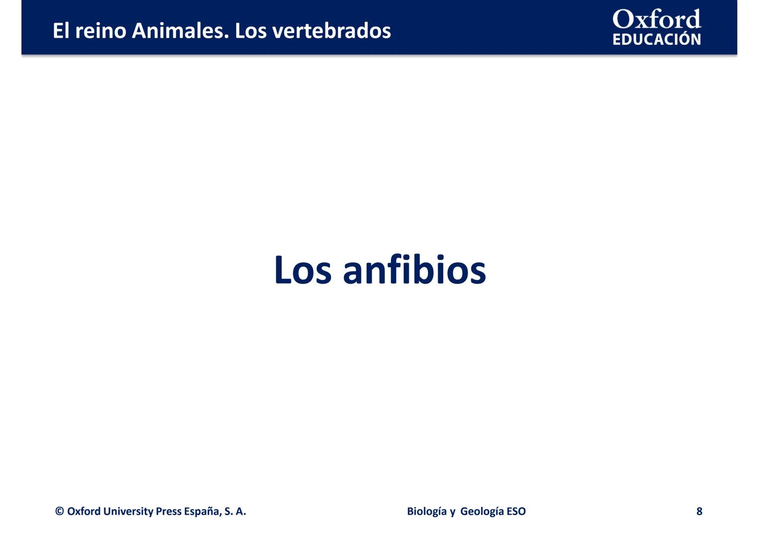 # Oxford
EDUCACIÓN
EL REINO ANIMALES.
LOS VERTEBRADOS
Biología y Geología
DOMI MINA --- OCR Start ---
El reino Animales. Los vertebrados