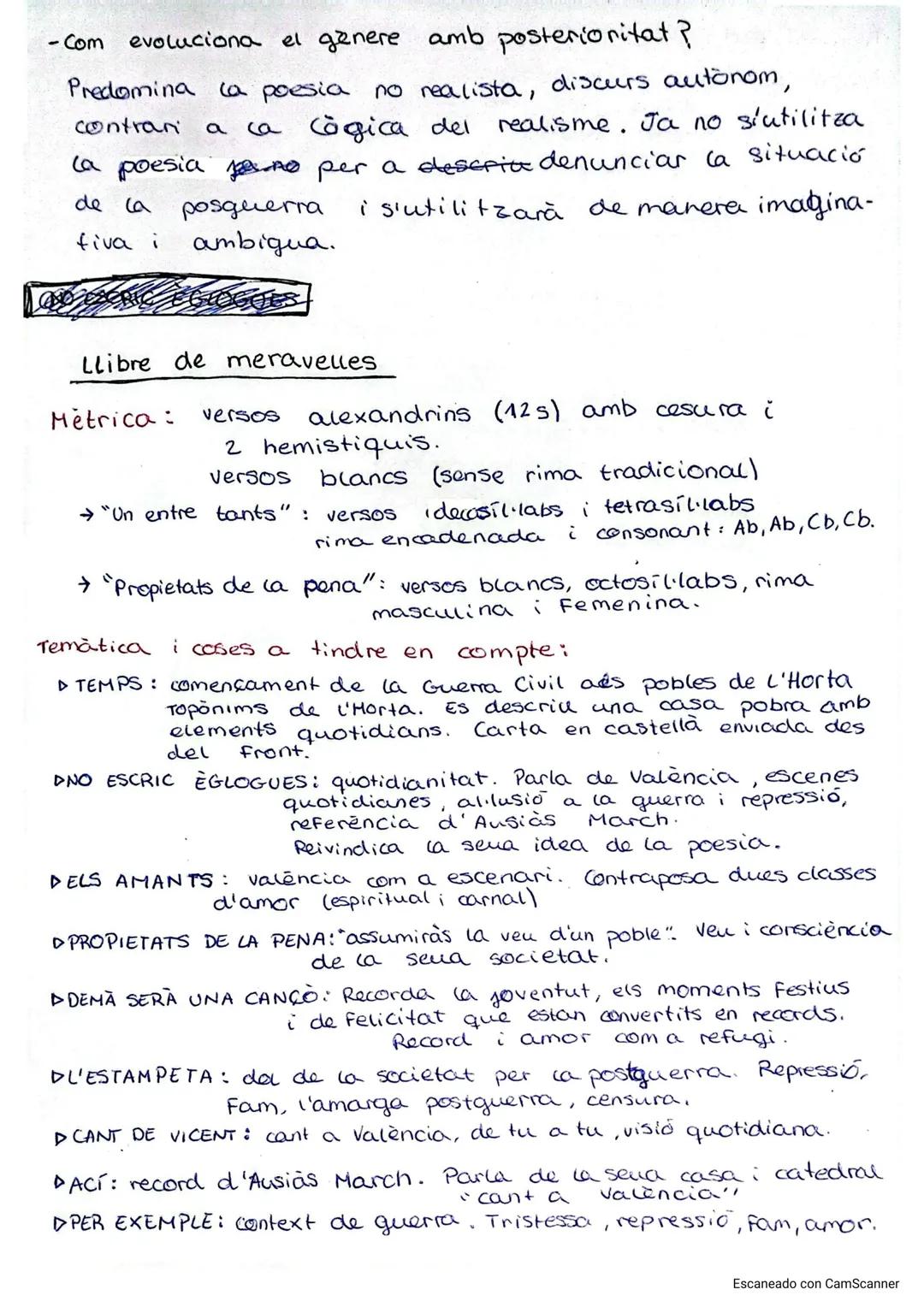 --- OCR Start ---
VICENT ANDRES ESTELLES
TENDÈNCIES POESIA POSGUERRA
-Dictadura franquista
pèrdua de llibertats.
→repressió llengua, literat