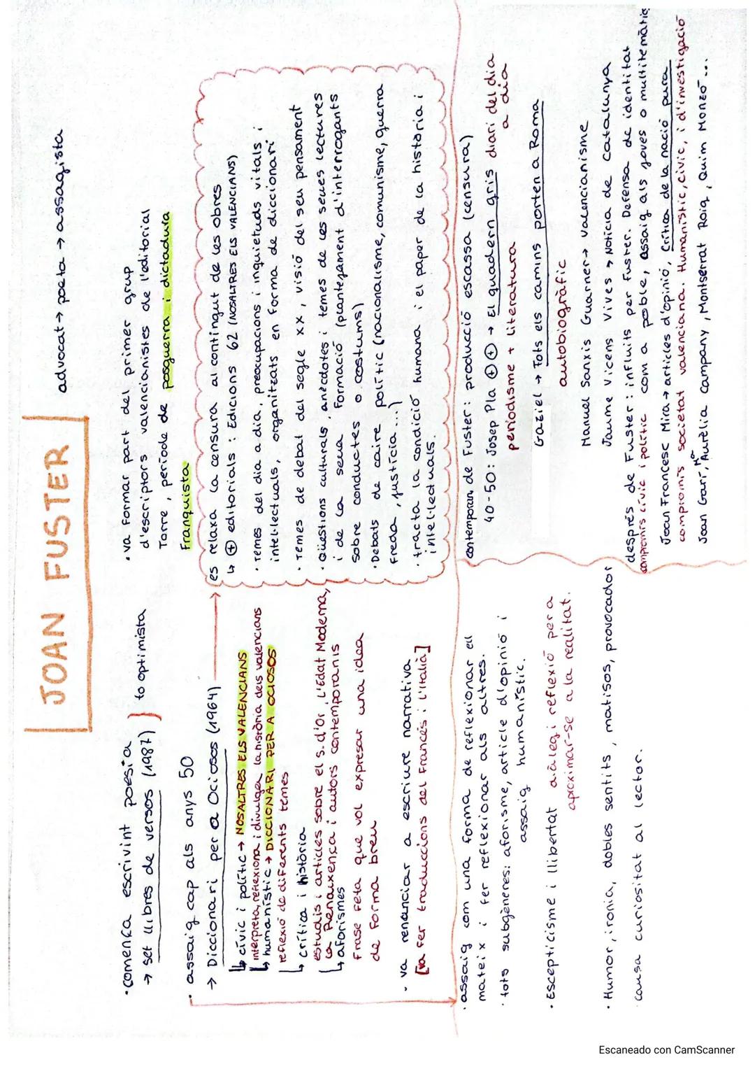 # JOAN FUSTER
•comença escrivint poesia
→ set llibres de versos (1987) to optimista
•assaig cap als anys 50
→ Diccionari per a Ociosos (19