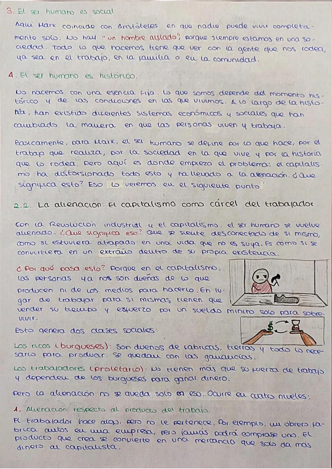 # Tema 9: Karl Marx.
1. Introducción a Hark
Imaginale ave tee dicen que el mundo funciona de cierta manera,
que todo es lusto y que se tra