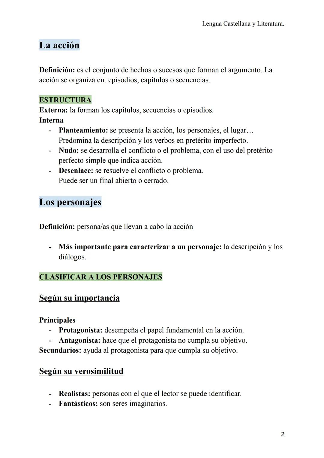# EL GÉNERO NARRATIVO
Lengua Castellana y Literatura.
Definición: es un texto que narra sucesos o hechos en un tiempo determinado, con uno
