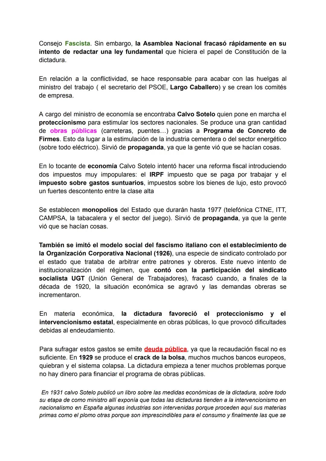 # DICTADURA DE PRIMO DE RIVERA.
Lúa Río Arias
¿Qué fue la dictadura de Primo de Rivera?
La dictadura de Primo de Rivera suspendió las gar