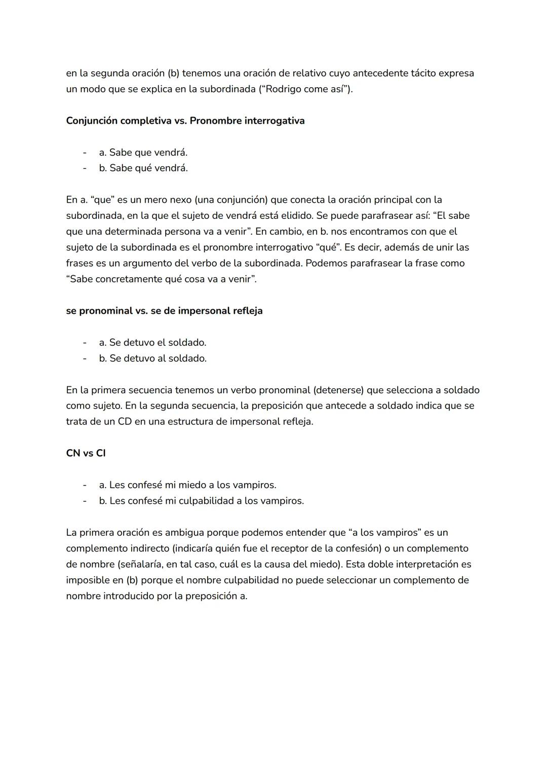 PARES MÍNIMOS.
Concordancia del CPred
- a. Juan llevaba a su hija al colegio la mar de tranquilo.
- b. Juan llevaba a su hija al colegio l