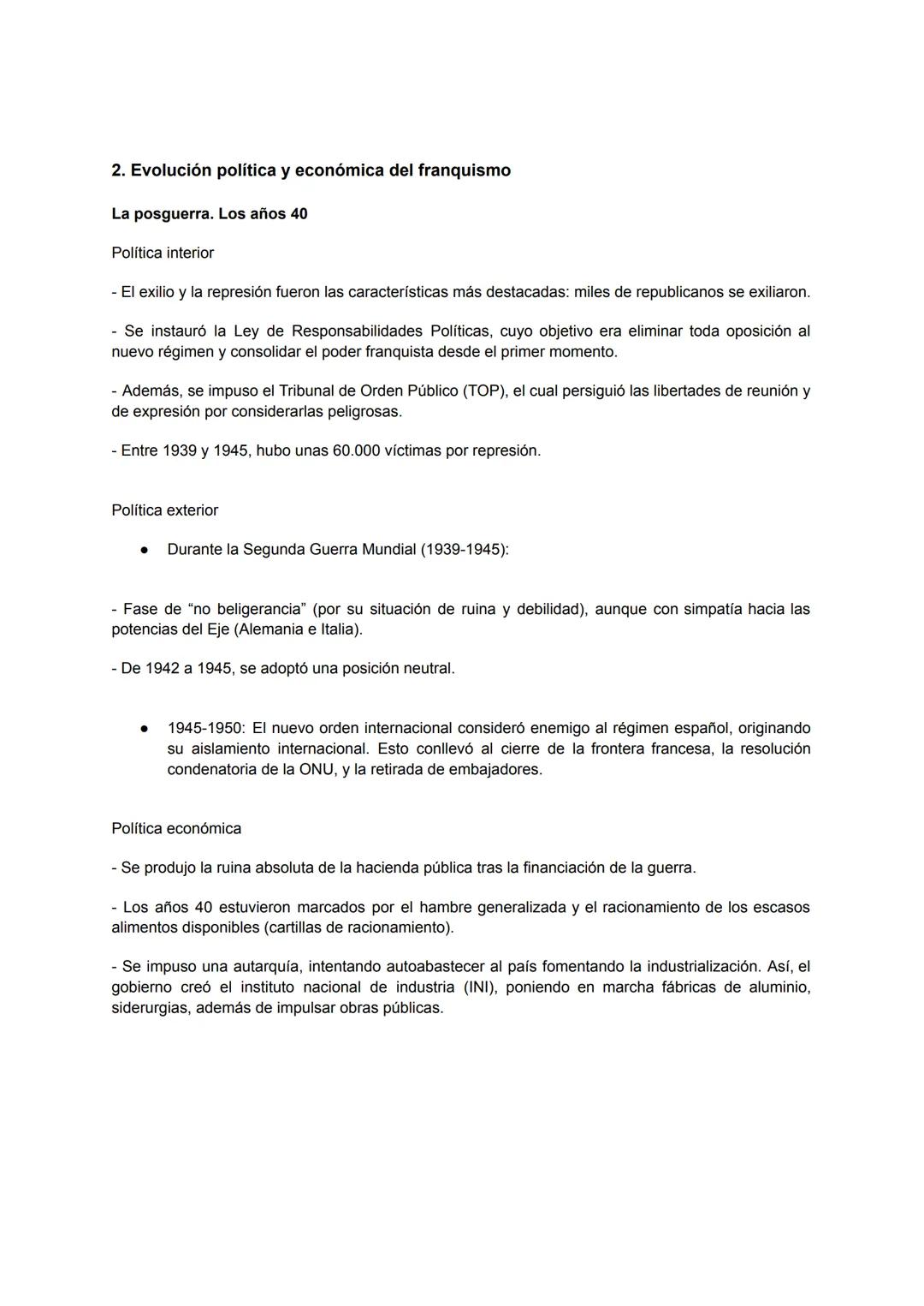 # TEMA 13: LA CREACIÓN DEL ESTADO FRANQUISTA. FUNDAMENTOS
IDEOLÓGICOS Y APOYOS SOCIALES.
1. La creación del estado franquista
Tras la vict