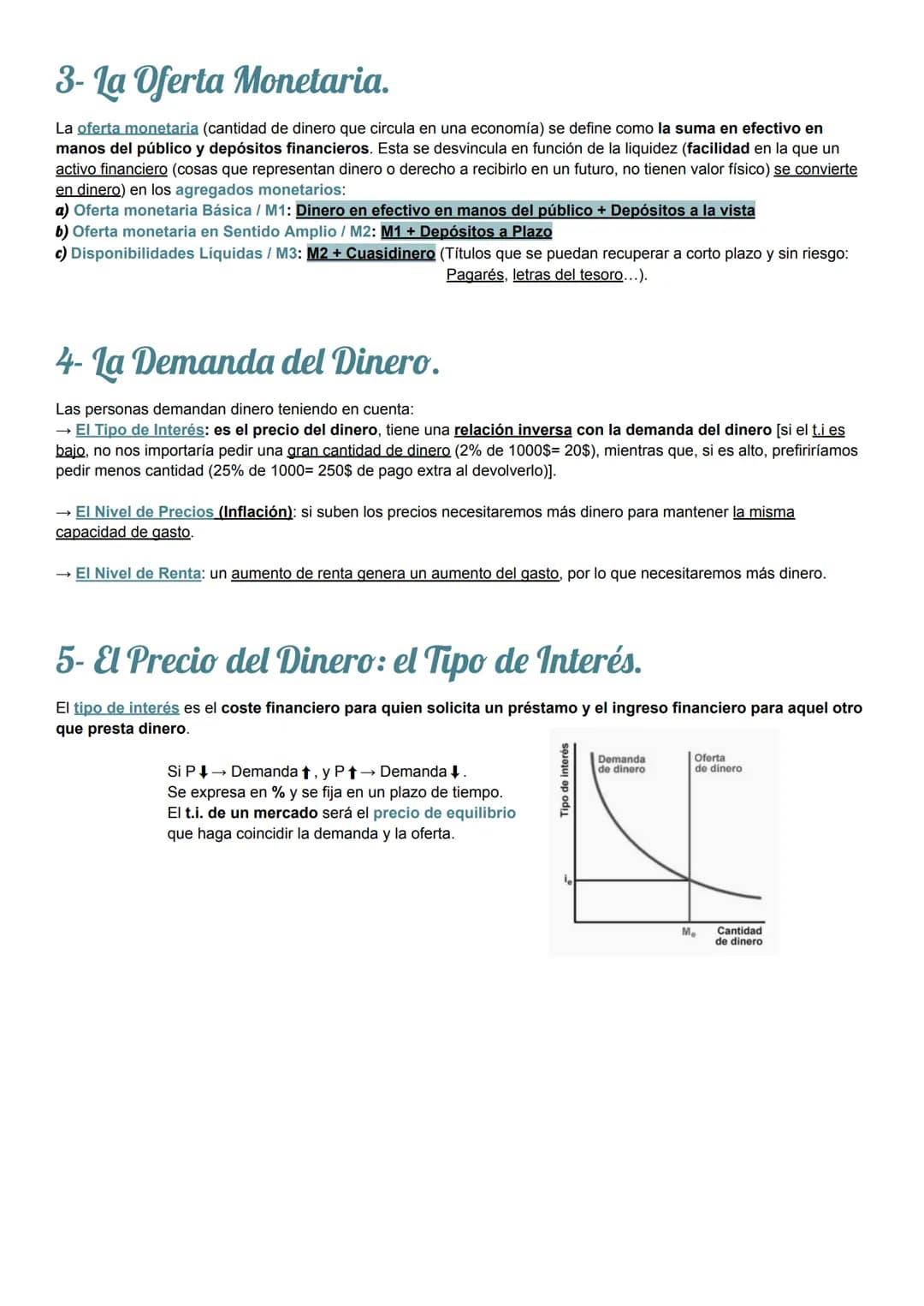 Tema 10: El Dinero y la Inflación.
ÍNDICE
1- Origen y Evolución del Dinero.
2- El Dinero: Definición y Funciones.
3- La Oferta Monetaria.
4