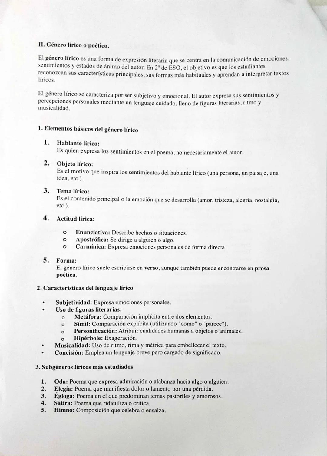 --- OCR Start ---
LOS GÉNEROS LITERARIOS
"La literatura es el arte de la palabra."
La literatura podemos enmarcarla en tres grandes géneros