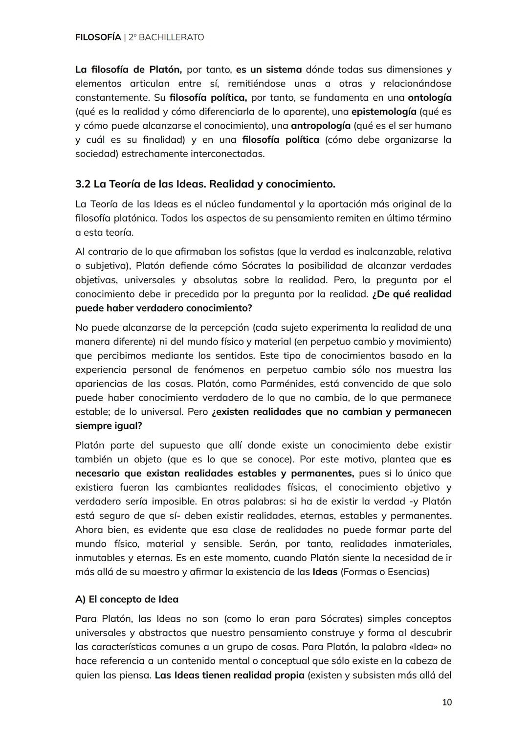 # FILOSOFÍA | 2º BACHILLERATO
# TEMA 3
Platón
1 FILOSOFÍA | 2º BACHILLERATO
1. Contexto político y biográfico de Platón
2. Las influencia