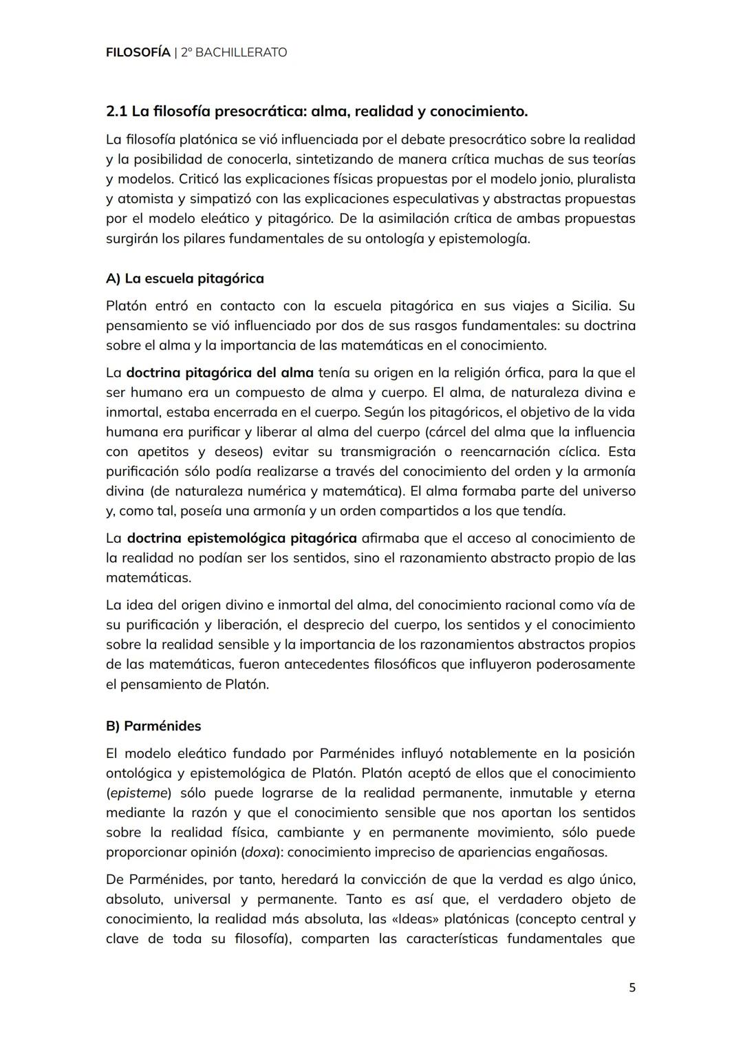 # FILOSOFÍA | 2º BACHILLERATO
# TEMA 3
Platón
1 FILOSOFÍA | 2º BACHILLERATO
1. Contexto político y biográfico de Platón
2. Las influencia
