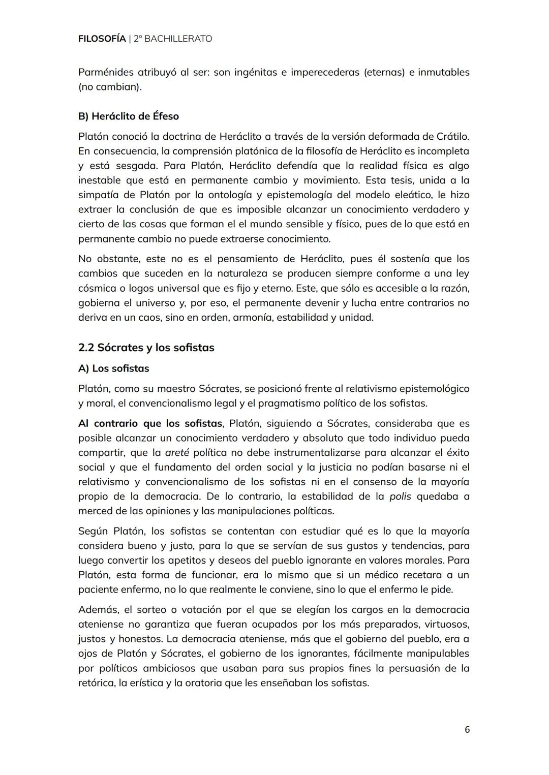 # FILOSOFÍA | 2º BACHILLERATO
# TEMA 3
Platón
1 FILOSOFÍA | 2º BACHILLERATO
1. Contexto político y biográfico de Platón
2. Las influencia