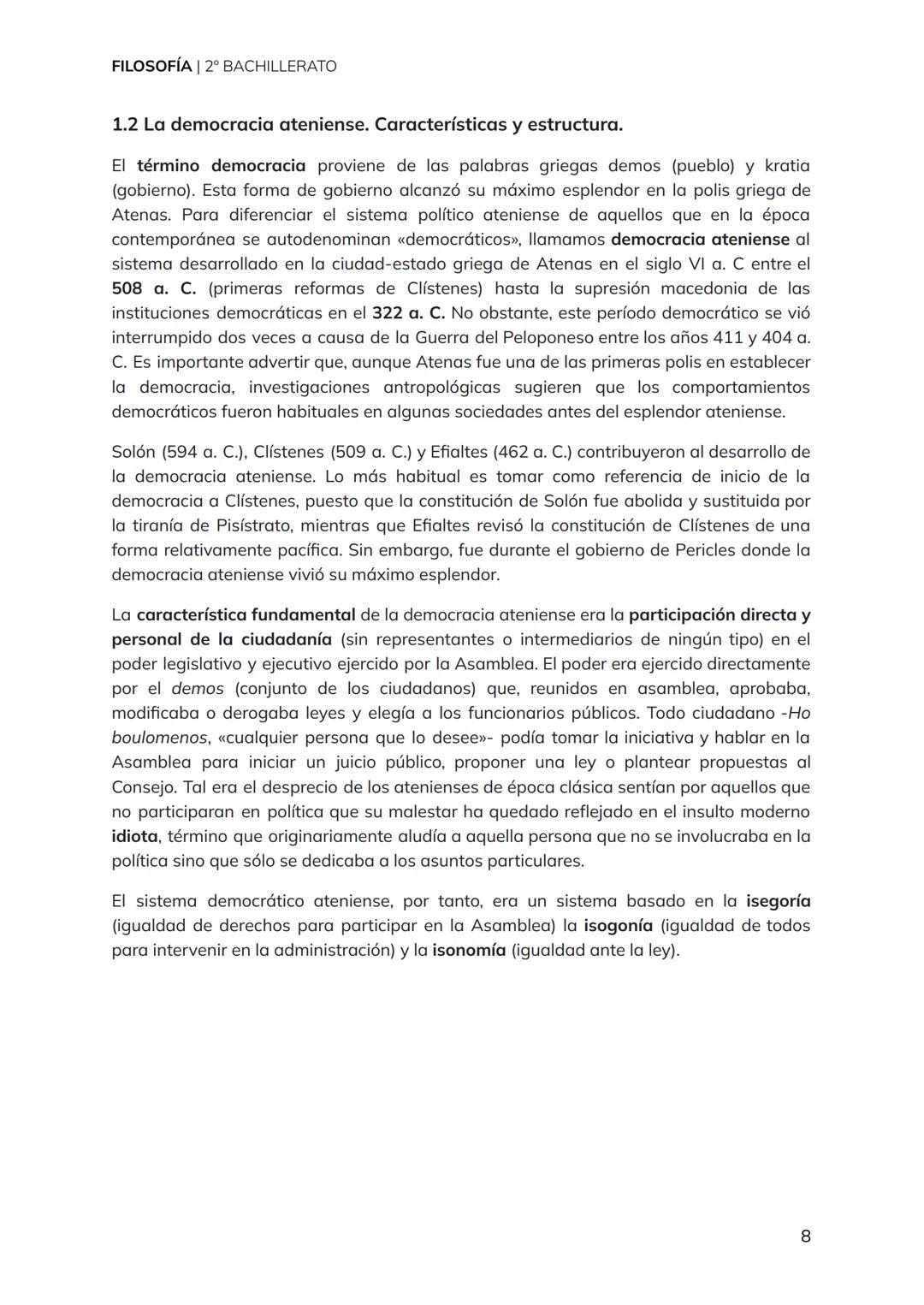 FILOSOFÍA | 2º BACHILLERATO
TEMA 2
El giro antropológico.
Sócrates y los sofistas
1 FILOSOFÍA | 2º BACHILLERATO
1. La polis clásica. El cami