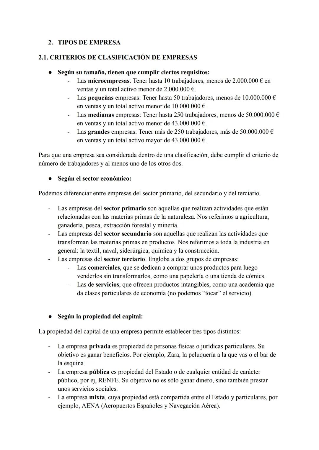 TEMARIO SELECTIVIDAD ECONOMÍA
1. EL EMPRENDEDOR
(2 preguntas a elegir 1)
Es una persona que tiene la capacidad de identificar una oportunid