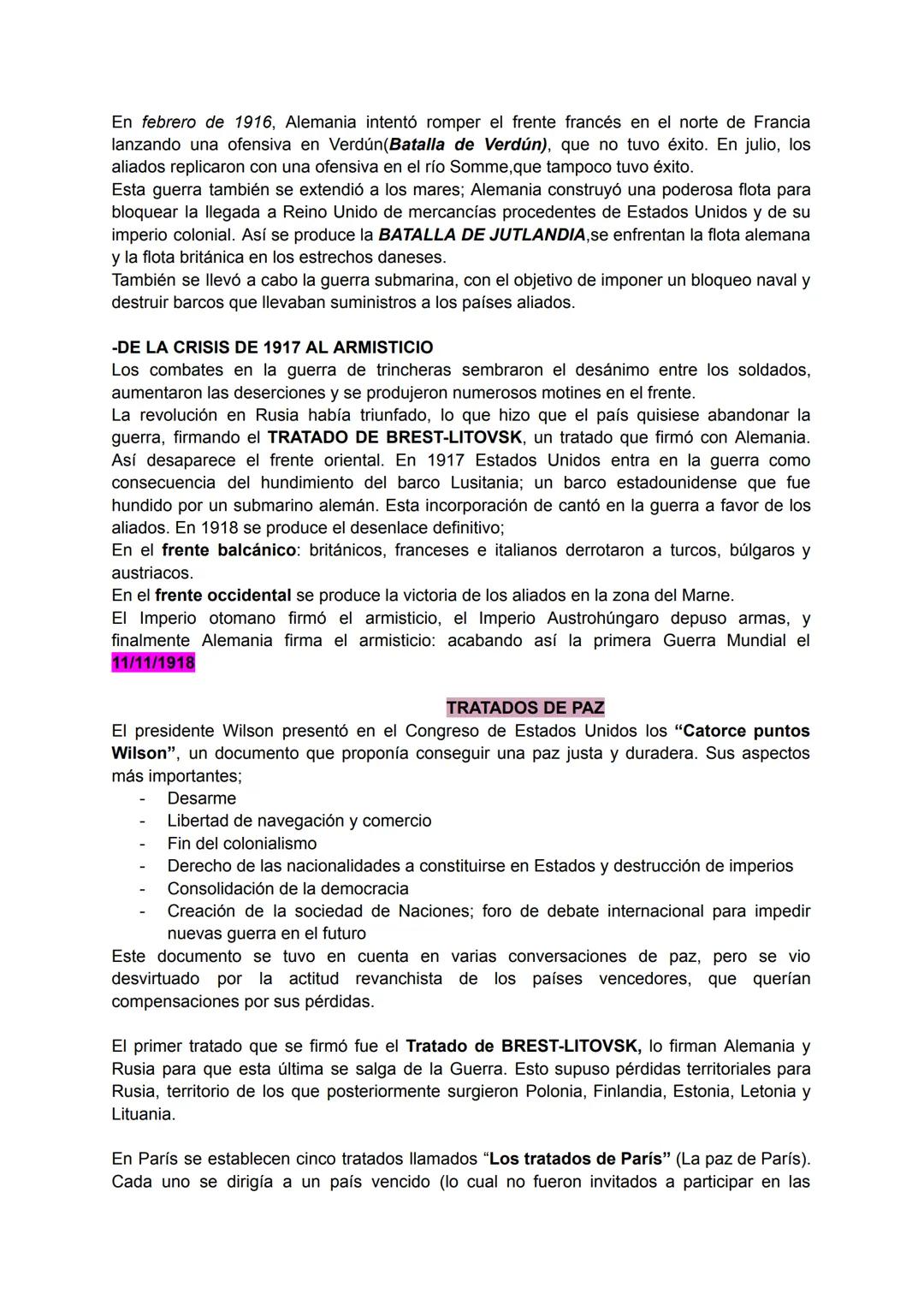 ## LA PRIMERA GUERRA MUNDIAL (1914-1918)
La Primera Guerra Mundial se conoce también con el nombre de GUERRA TOTAL, porque
en ella se movili